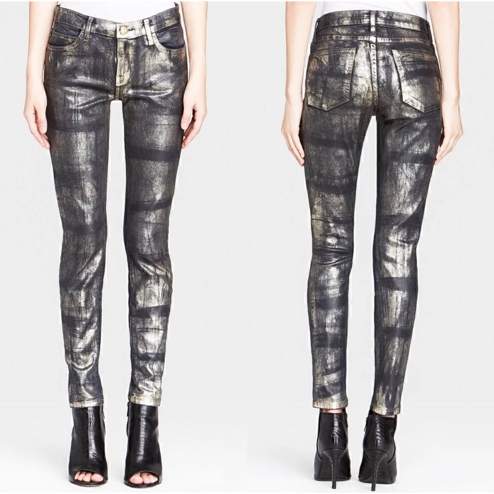 Current/Elliott The Skinny Ankle Cheville in Fools Gold, Size 23